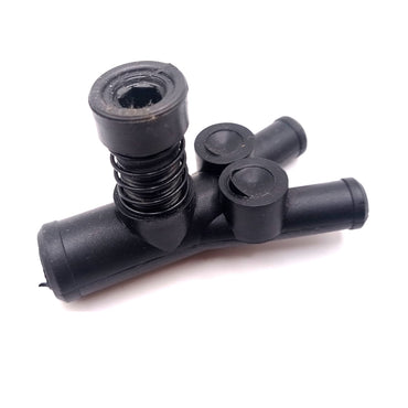 19 x 12 x 12 mm Manual Gas Valve Flow control on hose plastic for lpg conversion double outlet