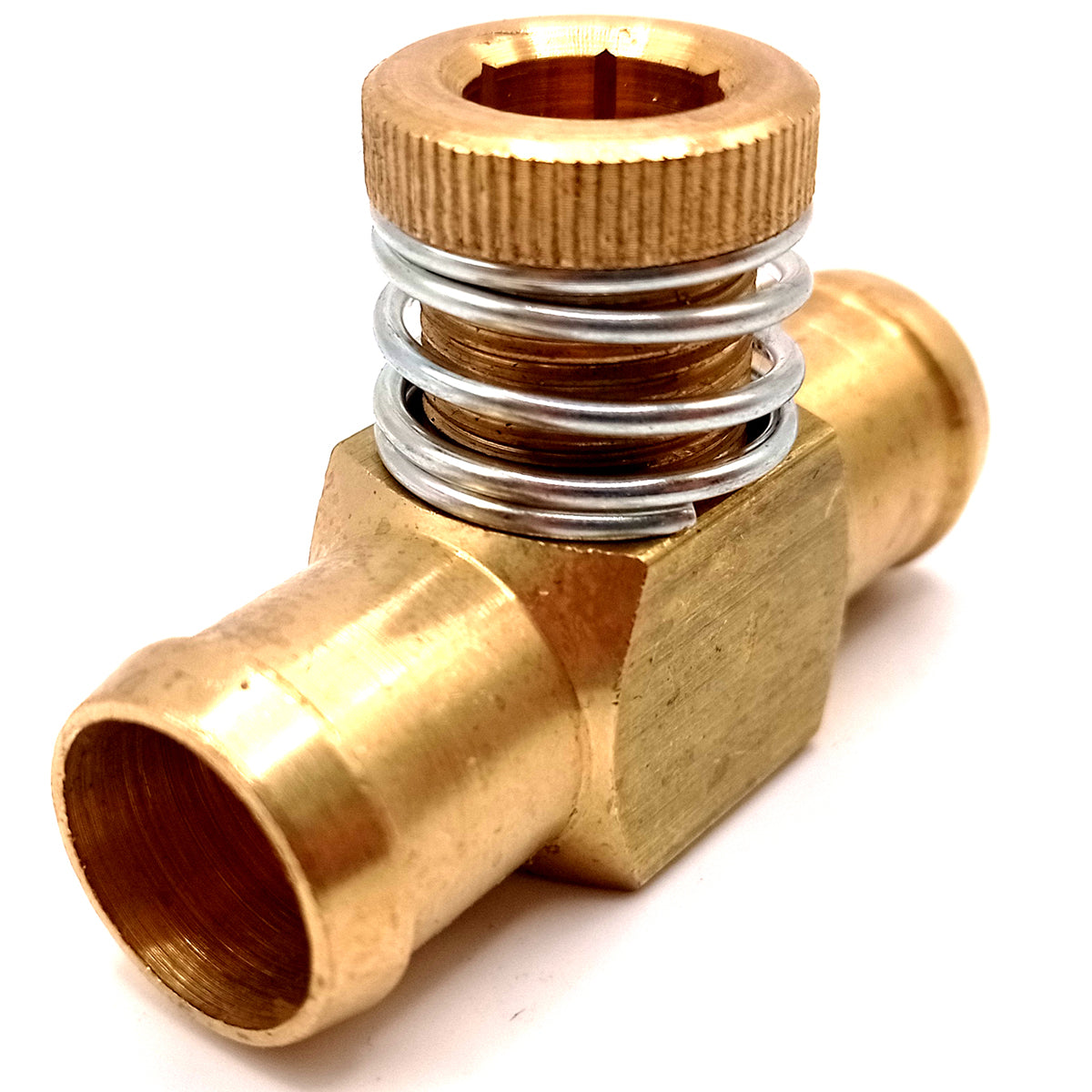 16 x 16 mm Manual Gas Valve Flow control on hose BRASS for lpg conversion