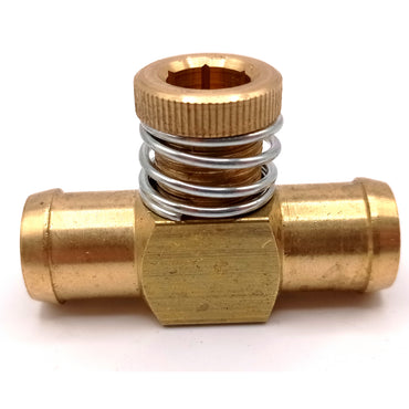 16 x 16 mm Manual Gas Valve Flow control on hose BRASS for lpg conversion