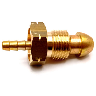 UK 5/8 Pol x 1/4" Bspm with Excess Flow barbed connector 7mm