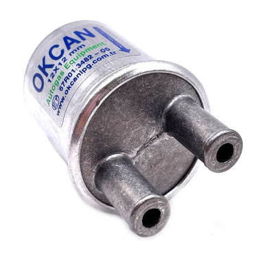 OKCAN LPG GPL CNG Twin Dual Gas Filter 12x12x12mm