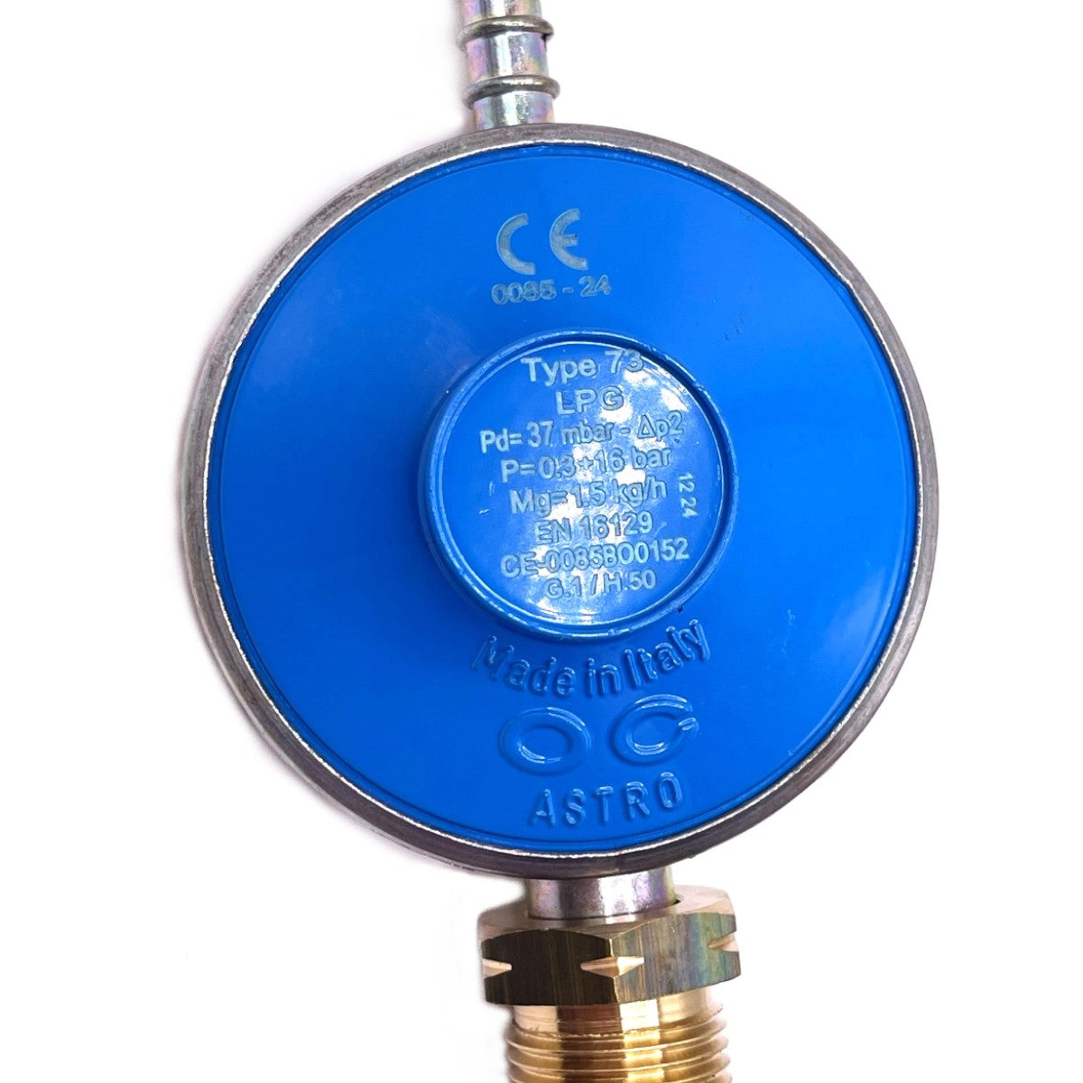 37 Mbar Propane Regulator Capacity Kg 1,5 Key 25 - POL Metal USA