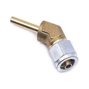 6mm Thermo Plastic Faro Pipe Fitting To 6mm 135 Degree Brass End