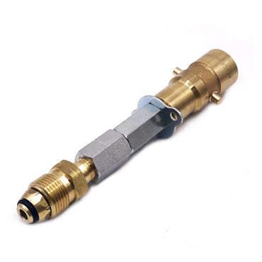 LPG GPL UK Bayonet Propane Gas Bottle Cylinder POL type Filler Adapter Swivel with None Return Valve