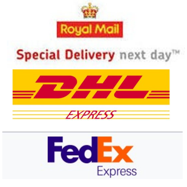 Delivery service next working day Royal mail, Fedex or DHL