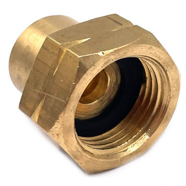 Brass fitting reducing  W21.8×1″ LH -  M14X1,5 RH