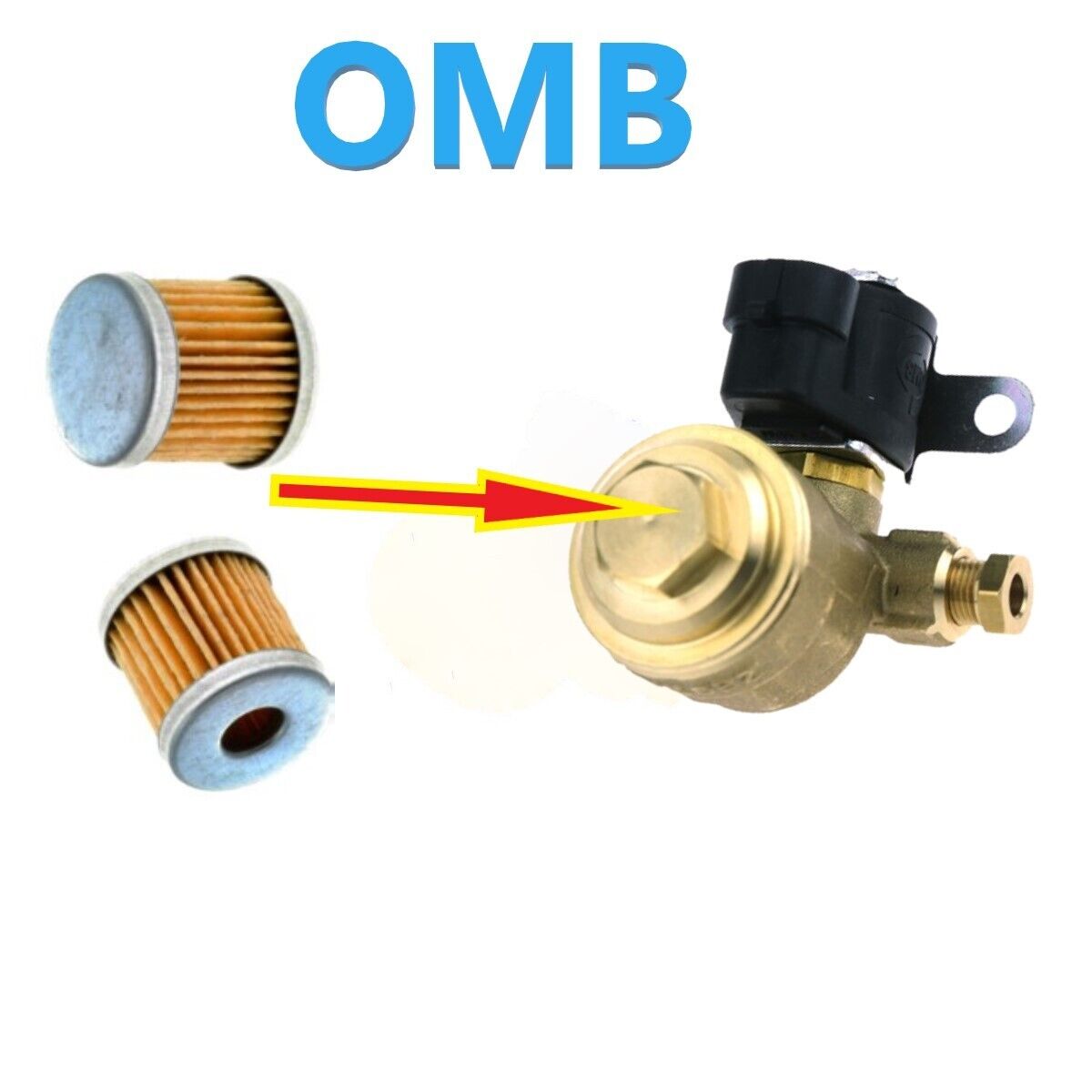 2 x filters LPG GAS OMB 6195 for solenoid shut off valve