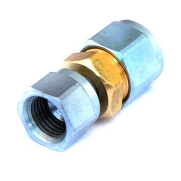 FARO TYPE FLEXI HOSE 8mm CONNECTOR TO 4 hole lpg tank (output) 1/2-20 UNF (N06)