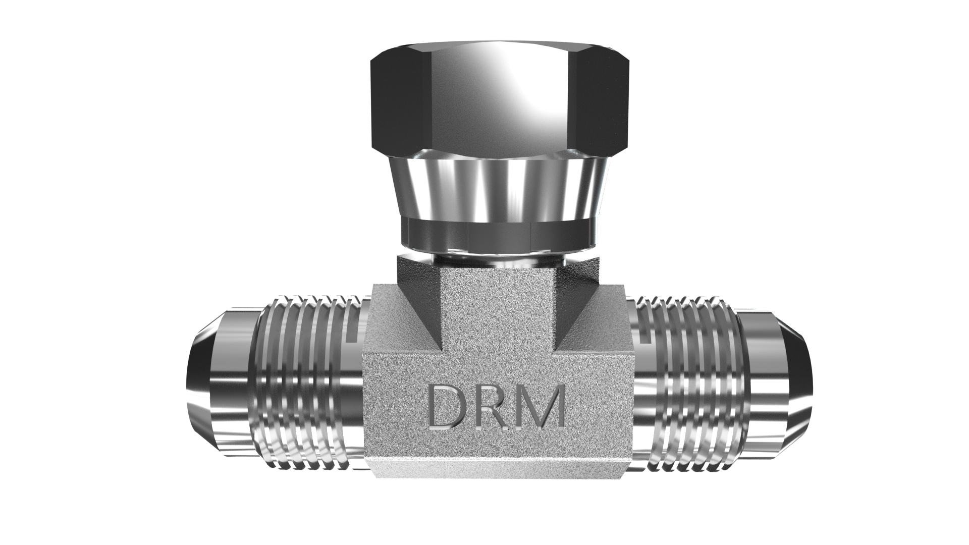 DREHMEISTER T-piece 3/4"-16 UNF thread for LPG filling hose JIC