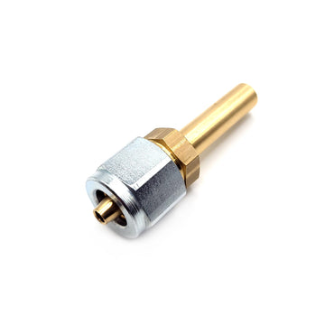 6mm Thermo Plastic Faro Pipe Fitting to 8mm Straight Brass End