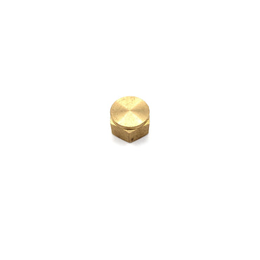 1/4" Bsp Brass Blanking Cap Stop End