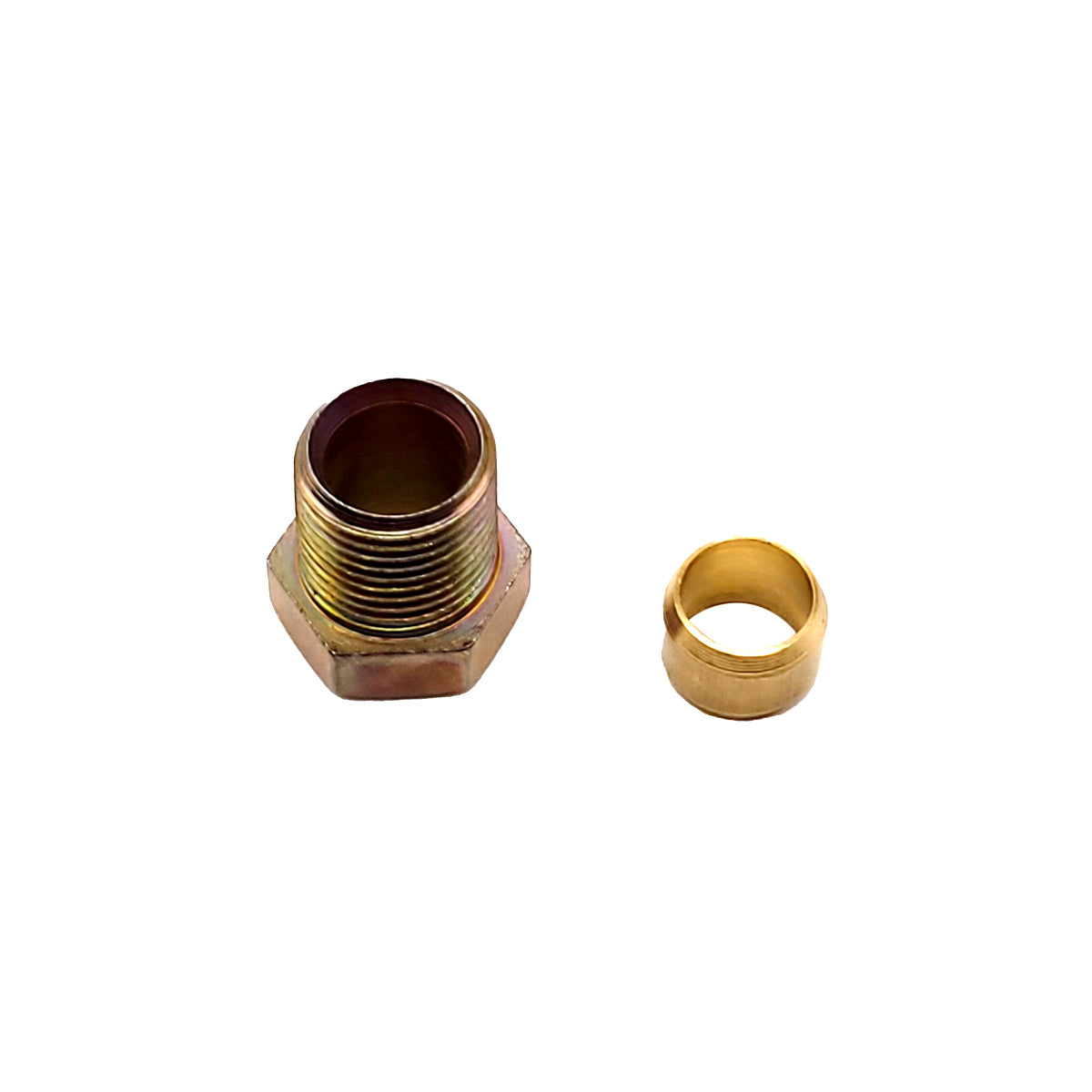 6mm Thermo Plastic Faro Pipe Fitting To 8mm 135 Degree Brass End