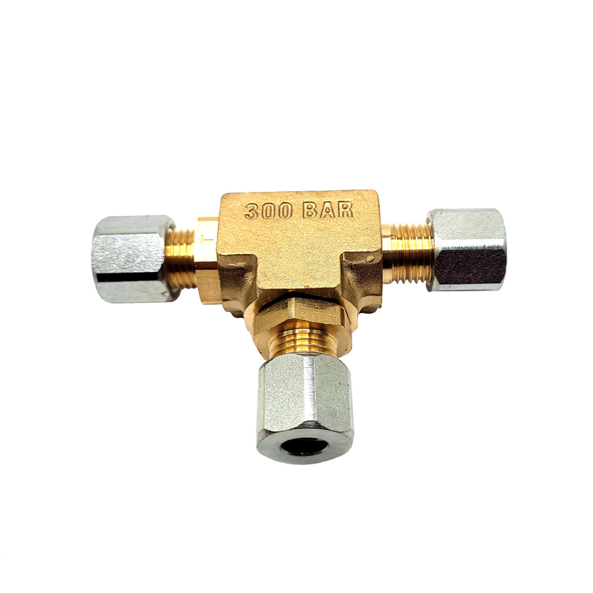 300bar BRC T-Piece with None Return Valve for Multiple Tanks 8 mm