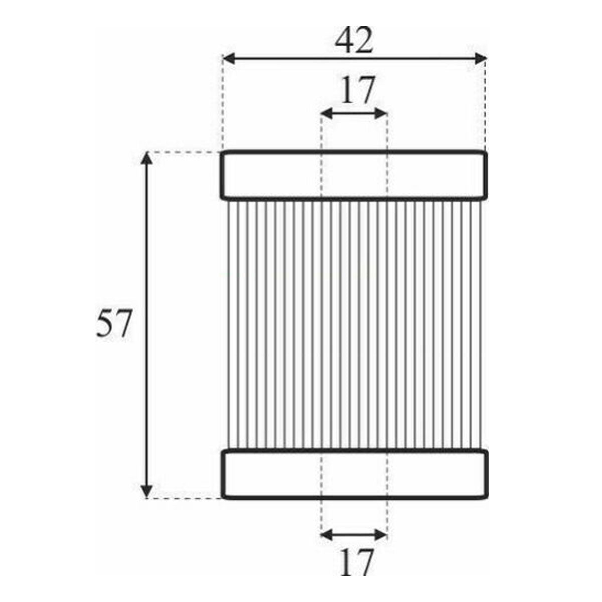 BRC Polyester LPG GPL CNG Filter Cartridge Gaseous Phase With Wire Mesh