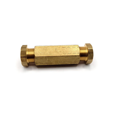 Ø8 to Ø8mm Copper Flexi Pipe Coupling Equal Joint