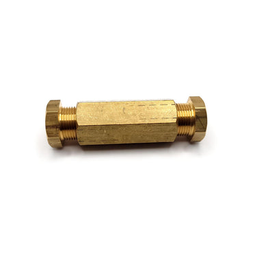 Ø10 to Ø10mm Copper Flexi Pipe Coupling Equal Joint