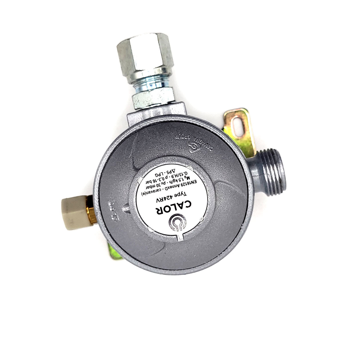 LPG Caravan Motorhome Gas Regulator Bulkhead 30mbar with 10mm Outlet